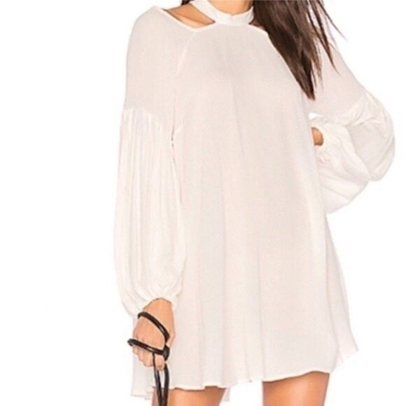 FREE PEOPLE Ivory Cold Shoulder Drift Away Tunic NWT - Picture 2 of 10
